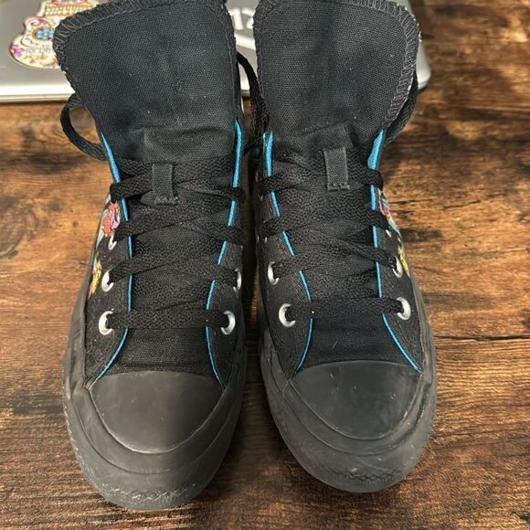 Converse Chuck Taylor All Star Hi Notebook Sneaker - Black size 6.5 - Picture 6 of 9